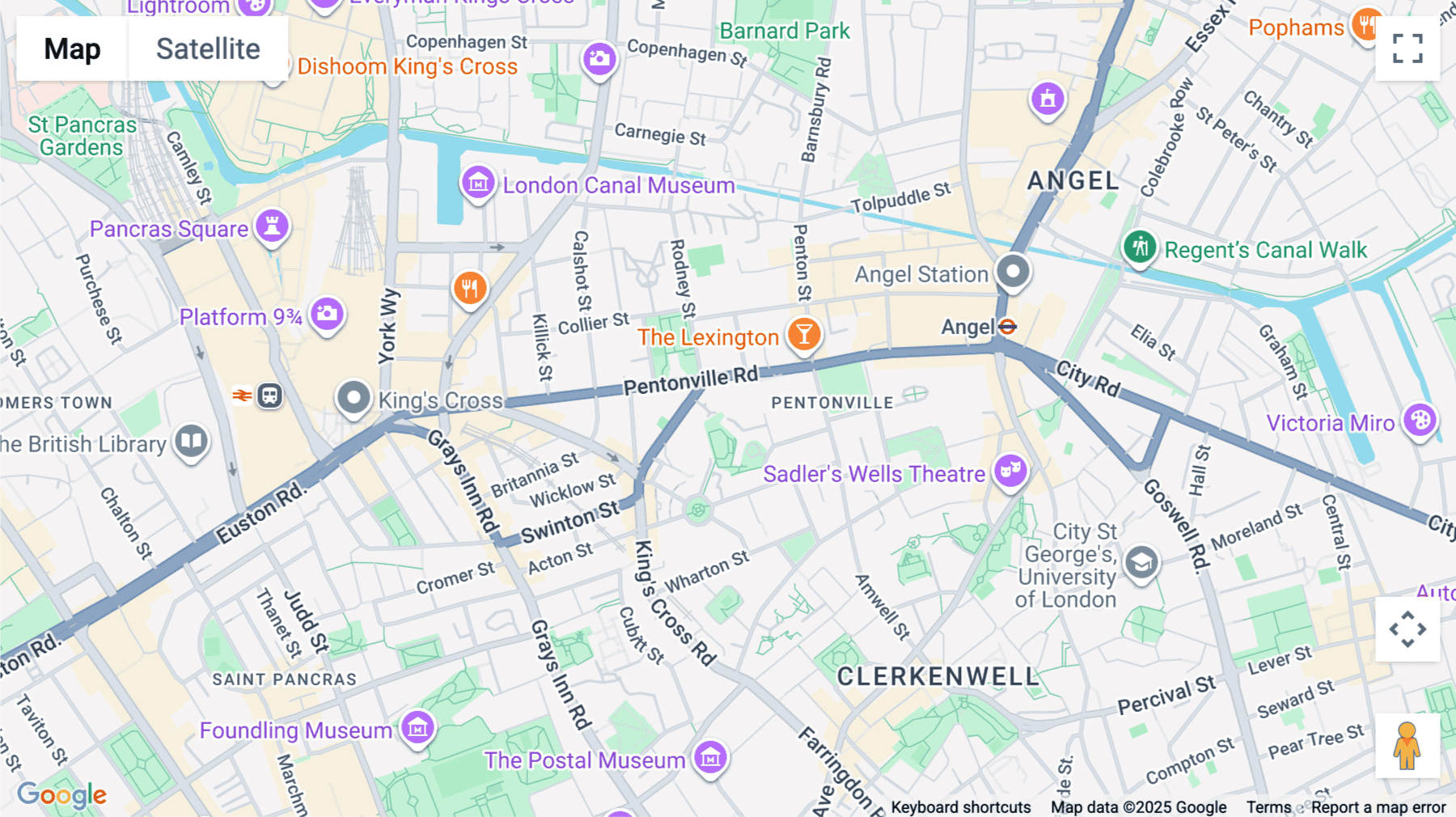 Click for interative map of Vidya, Unit 4, Holford Yard, Bevin Way, London