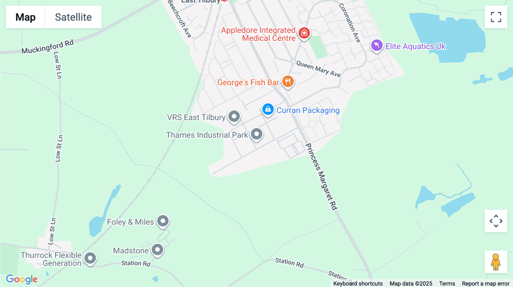 Click for interative map of 11b, Thames Industrial Park, Essex, East Tilbury
