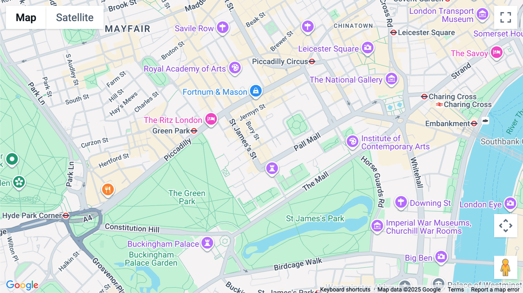 Click for interative map of 22 King Street, London