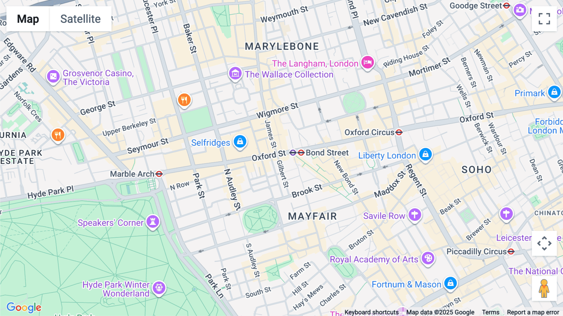 Click for interative map of 385-389 Oxford Street, London