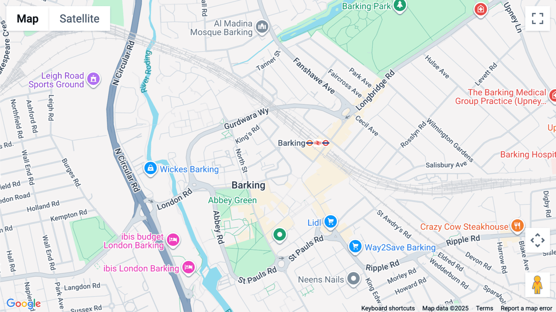 Click for interative map of 15 Linton Road, London