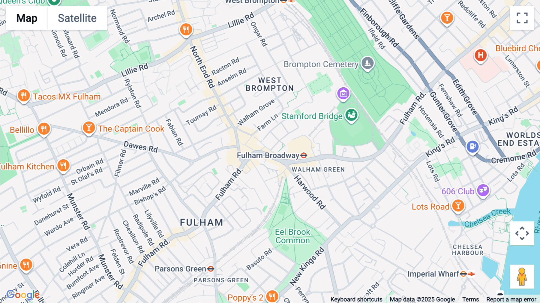 Click for interative map of 20 Fulham Broadway, The Fulham Centre, London