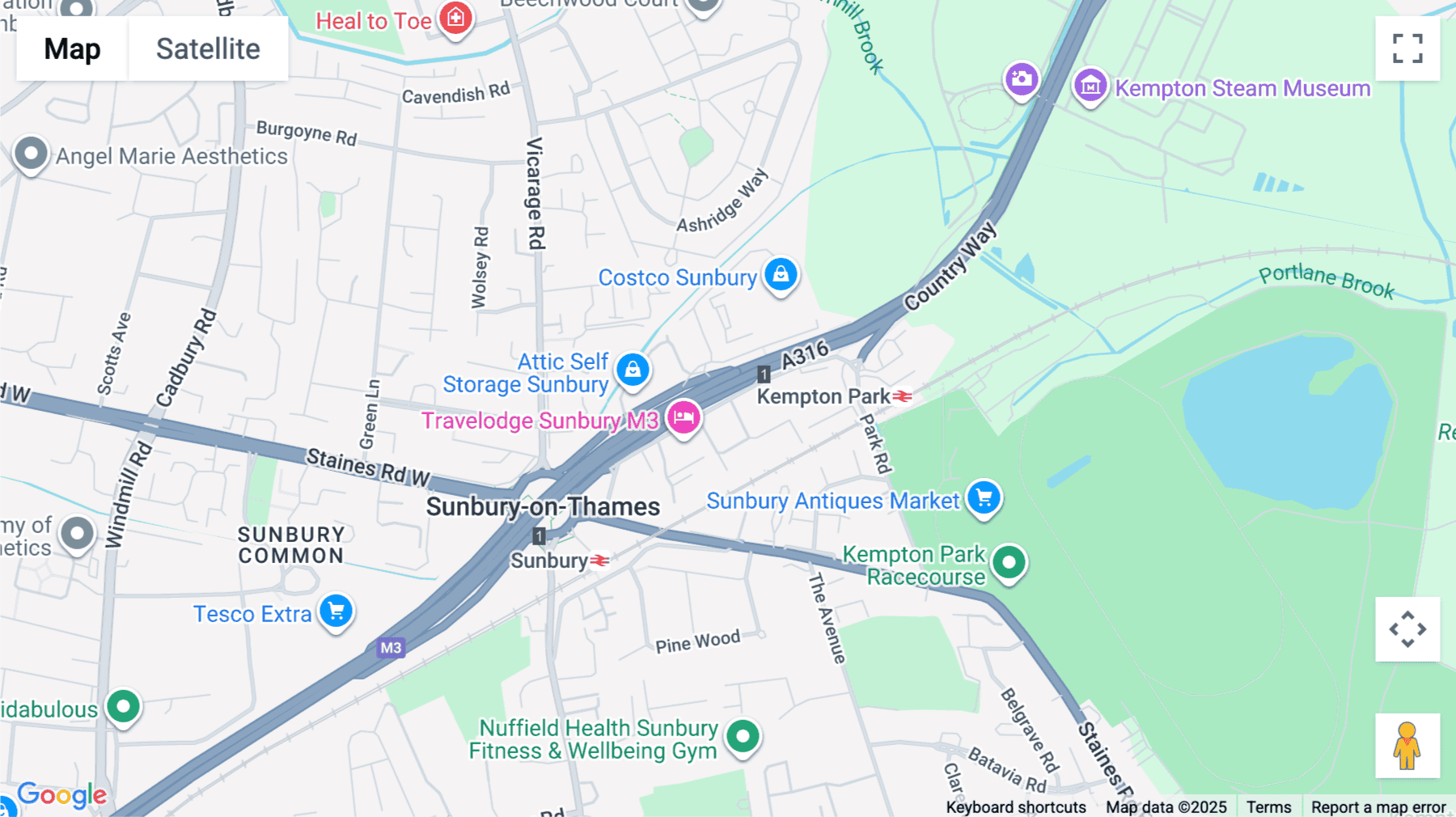 Click for interative map of 33 Hanworth Road, Sunbury-on-Thames, Spelthorne Business Hub, Sunbury