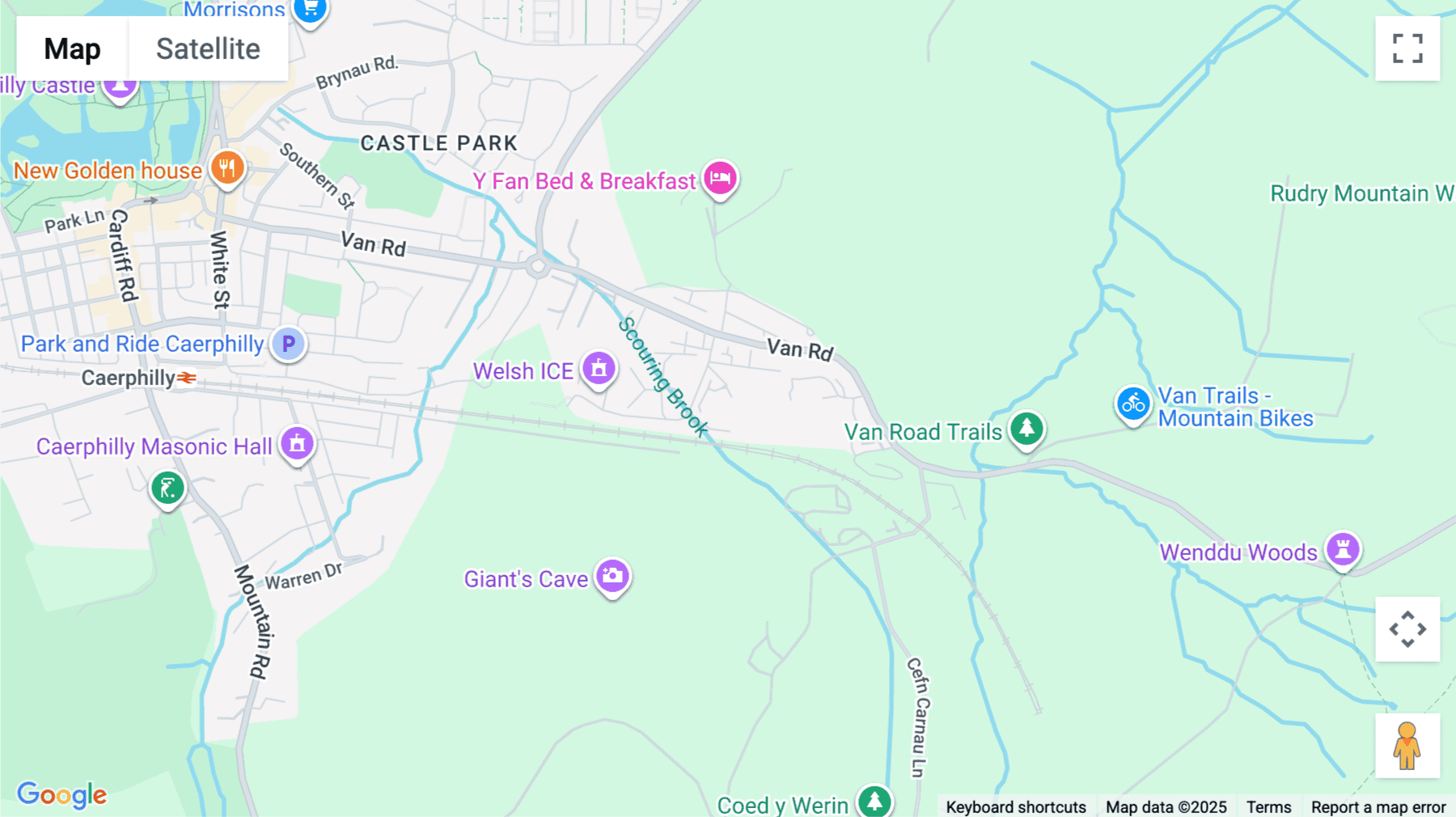Click for interative map of Britannia House, Caerphilly Business Park, Van Road, Caerphilly