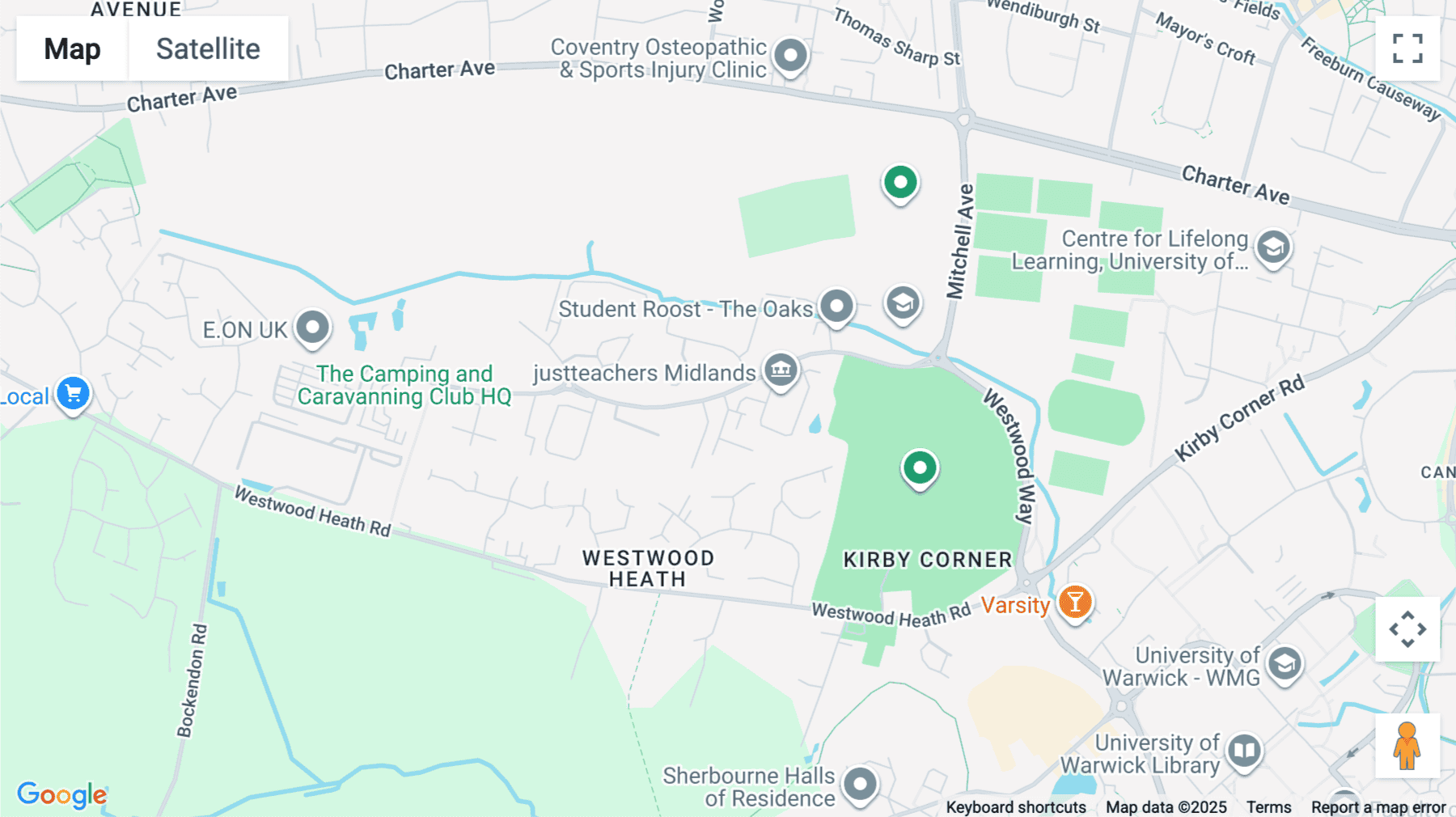 Click for interative map of No.1 Ensign, Westwood Way, Coventry