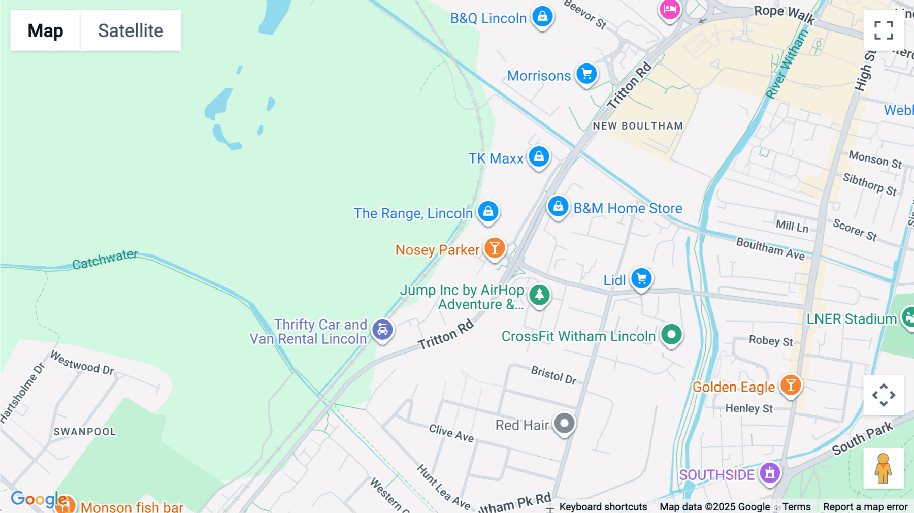 Click for interative map of Cromwell House, Crusader Road, off Tritton Road, Cromwell House, Lincoln