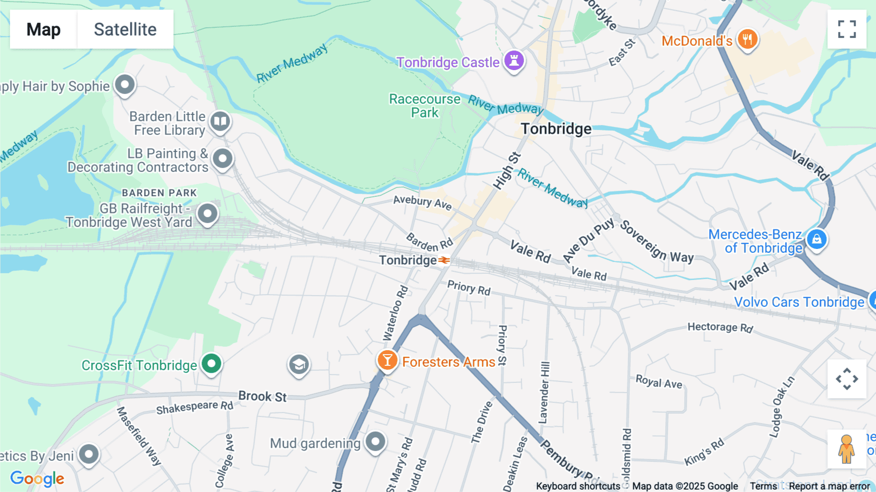 Click for interative map of 28-30 Barden Road, Tonbridge, Kent, Tonbridge