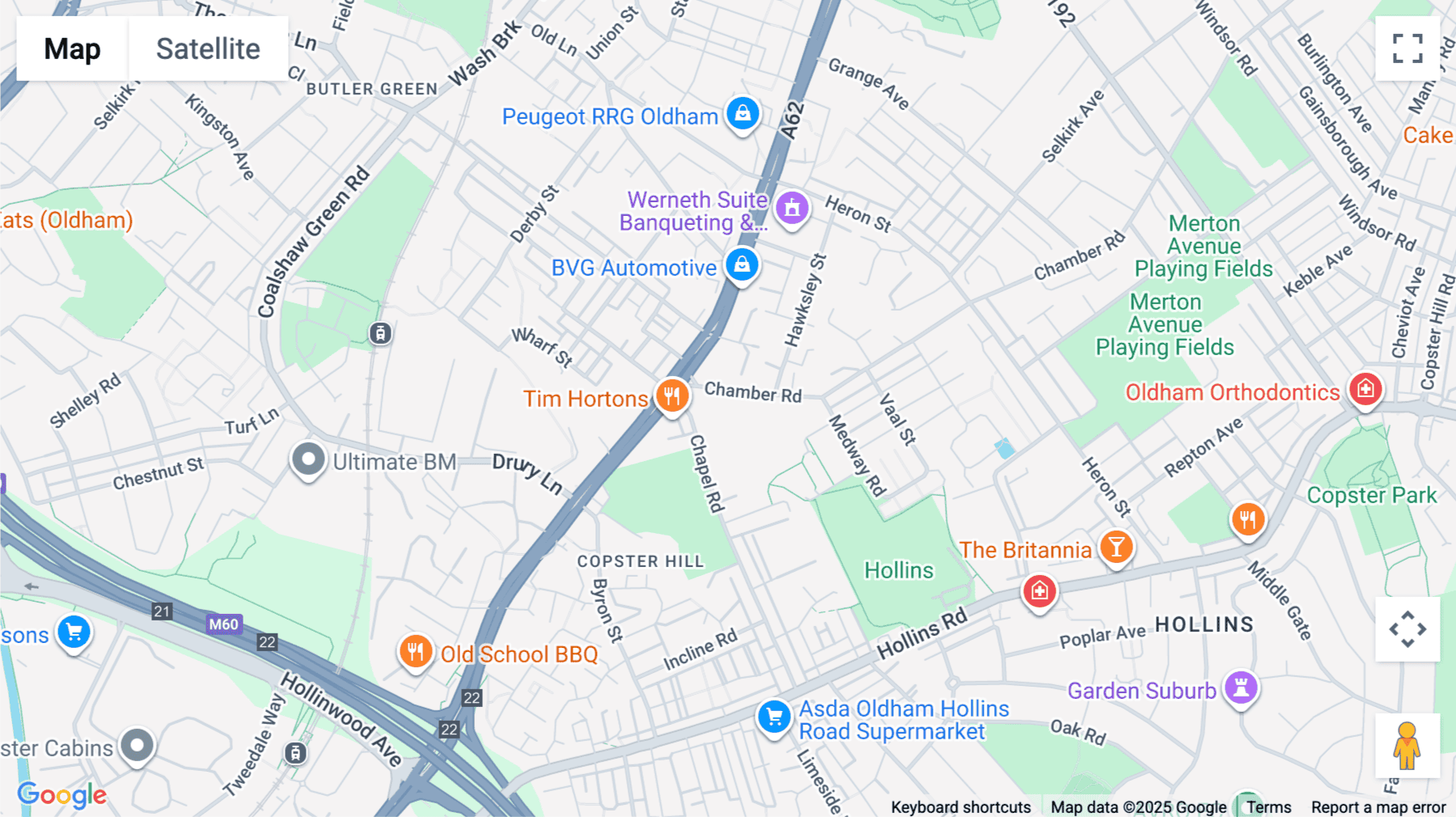 Click for interative map of Chambers Business Centre, Chapel Road, Unit 2, Progress House, Oldham