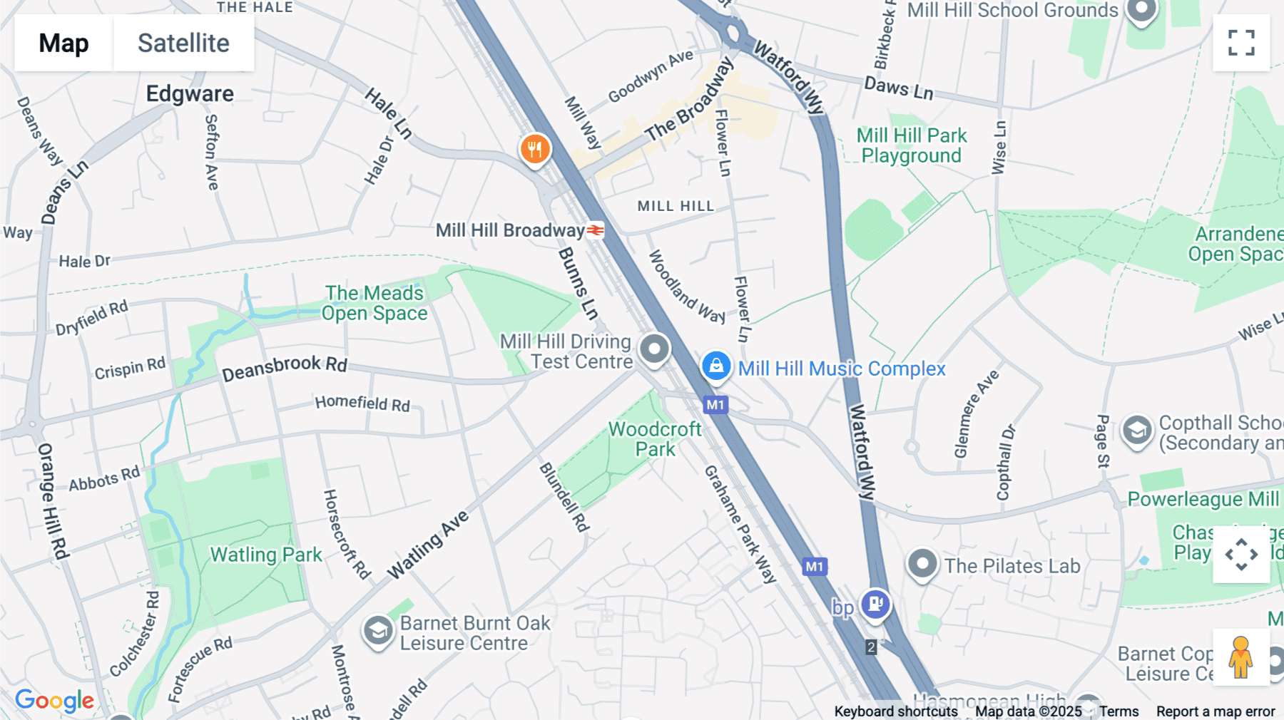 Click for interative map of 7 Granard Business Centre, Bunns Lane, London
