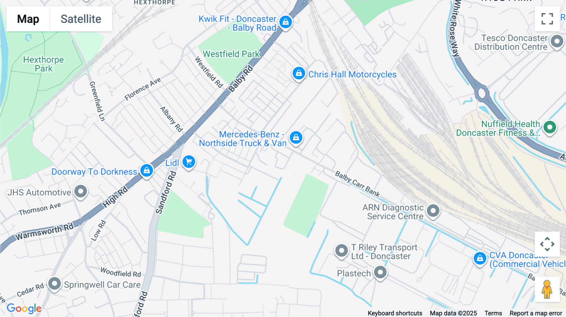 Click for interative map of Balby Court Business Campus, Balby Carr Bank, Doncaster