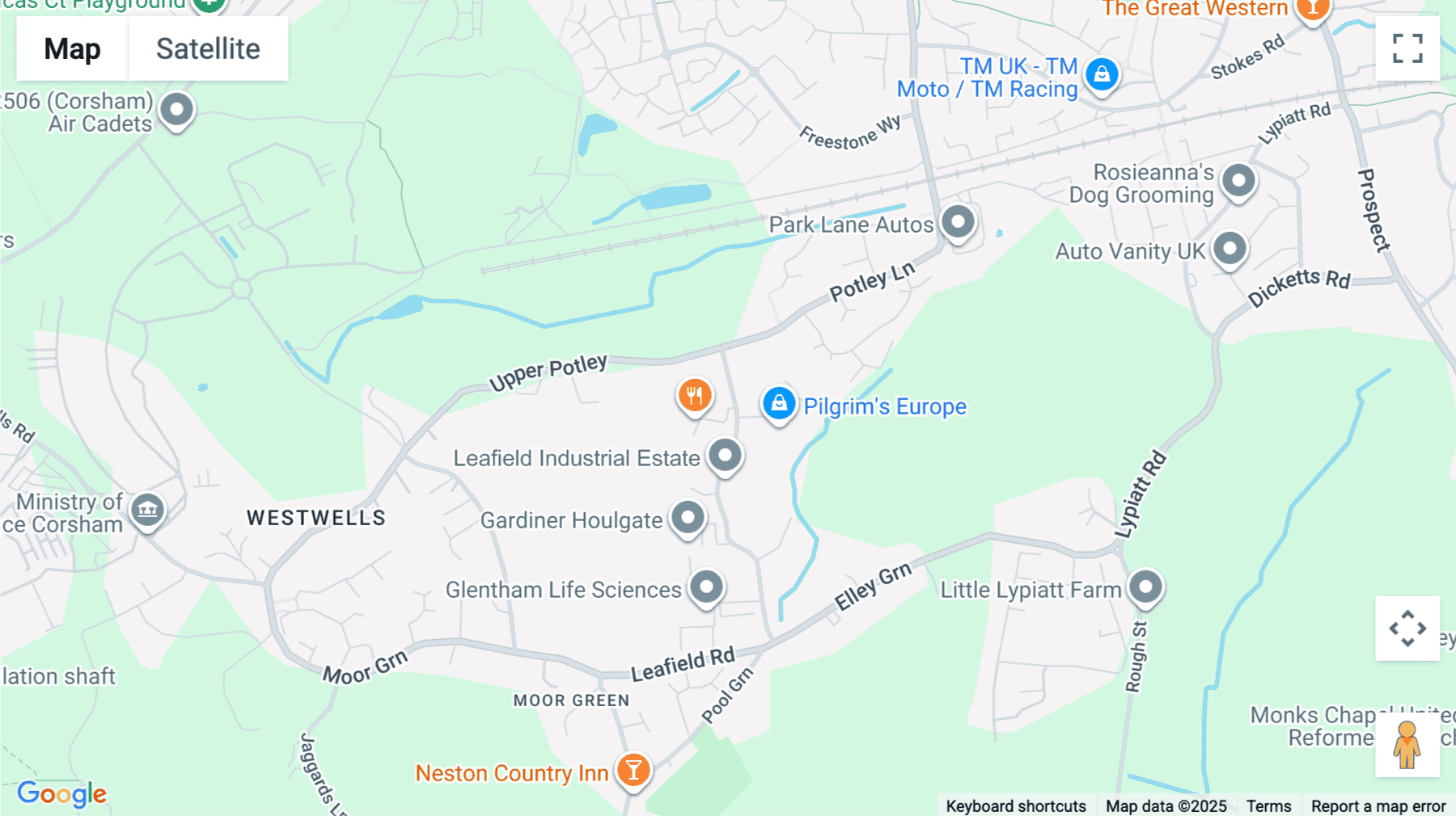 Click for interative map of Leafield Industrial Estate, Unit 23, Corsham