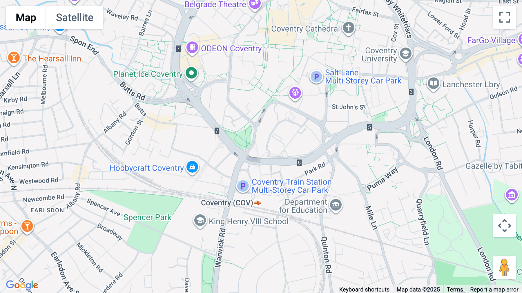 Click for interative map of Friars House, Manor Drive, Coventry, CV1 2TE, Coventry