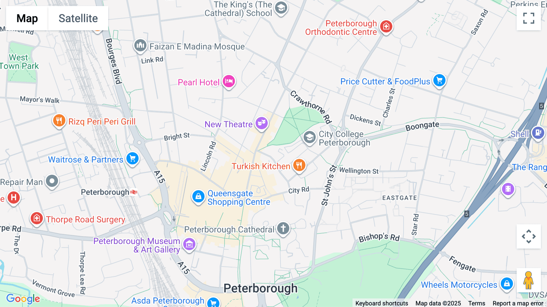 Click for interative map of Northminster House, Peterborough, Peterborough