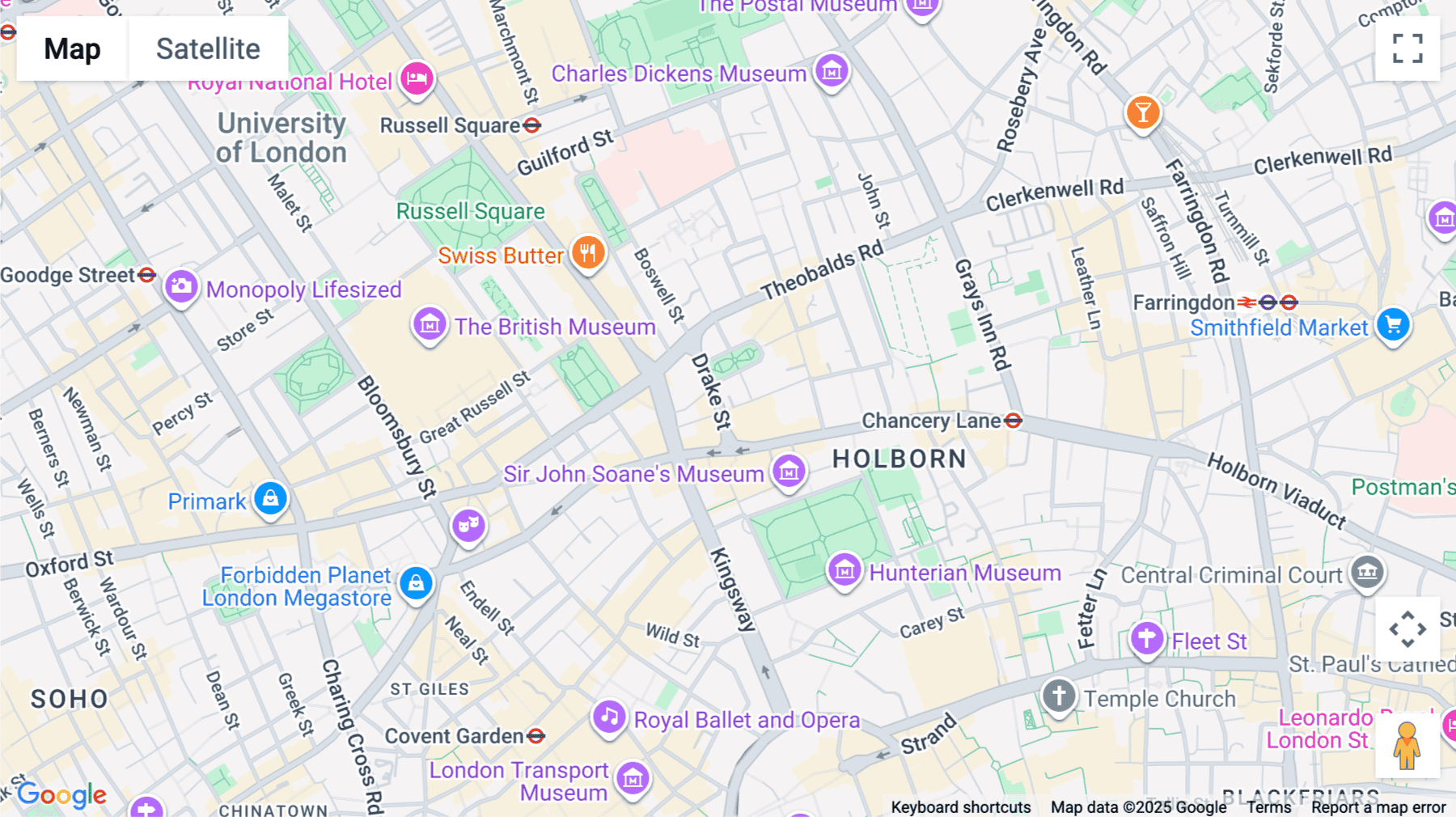 Click for interative map of 20 Midtown, 20 Procter Street, London