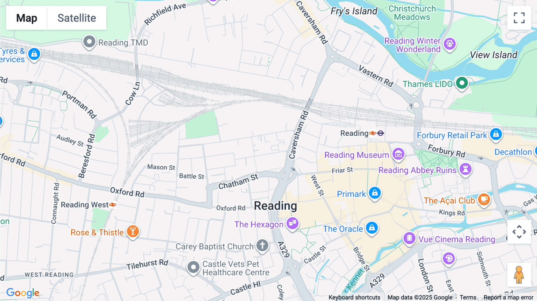Click for interative map of Unit C8 Weldale Street, Reading