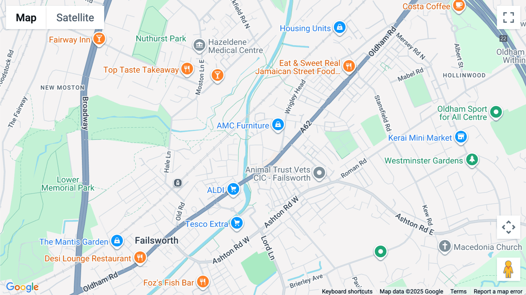 Click for interative map of Regal Suite, Second Floor, Crown Street, Manchester