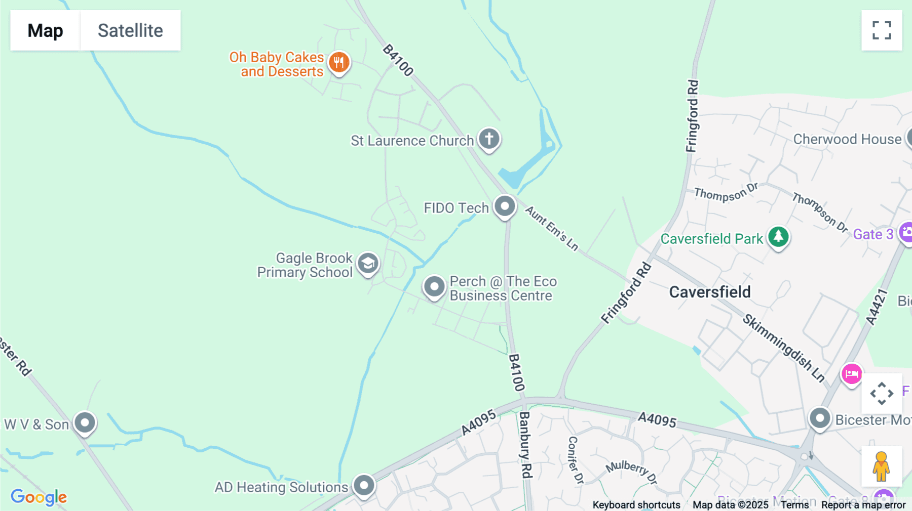 Click for interative map of Charlotte Avenue, The Eco Business Centre, Elmsbrook, Bicester