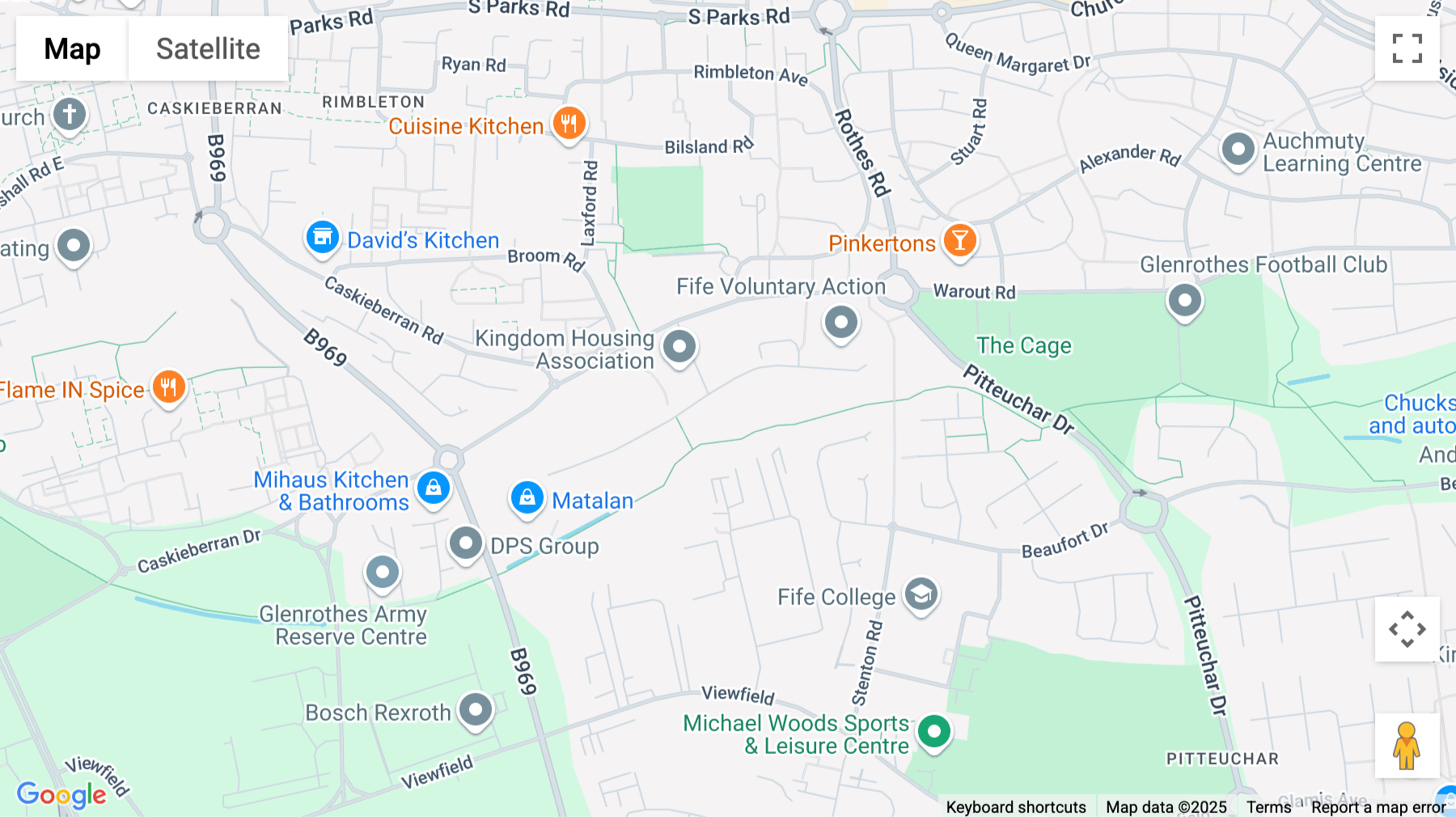 Click for interative map of The Tax Office, Pentland Park, Glenrothes