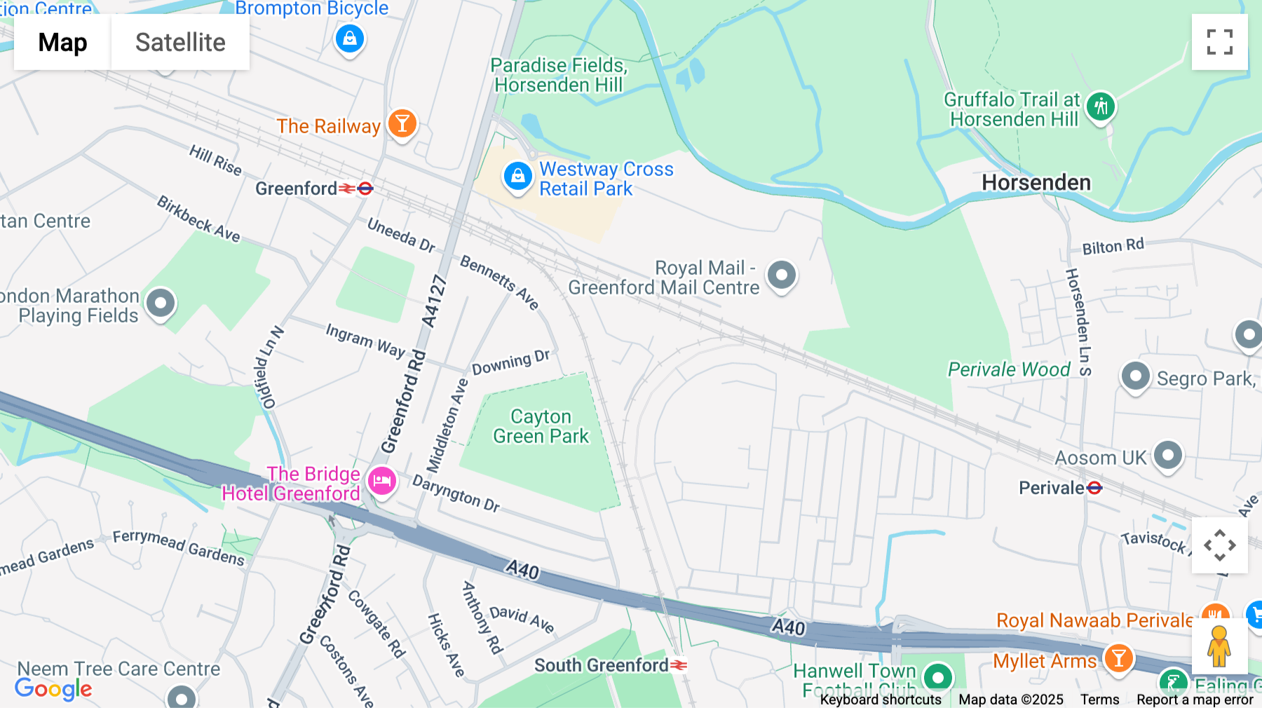 Click for interative map of 8, Lyon Way Industrial Estate, Lyon Way, Middlesex, Greenford
