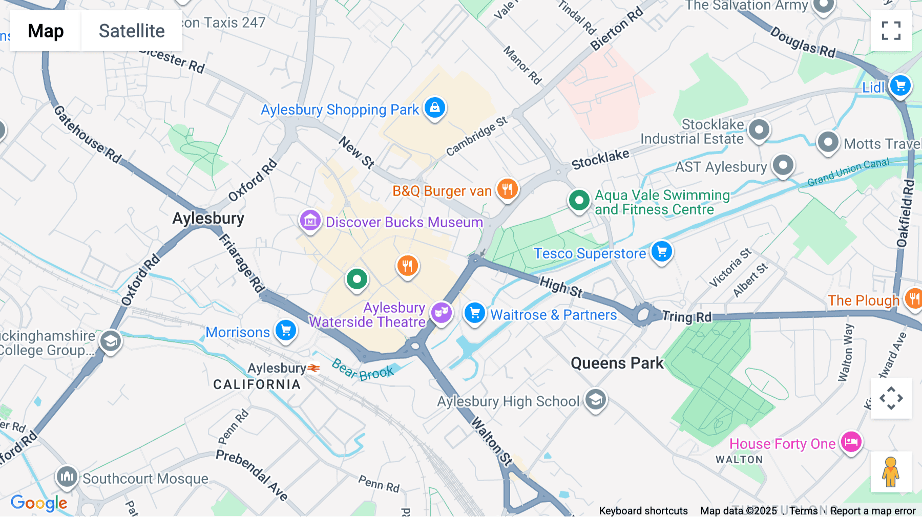 Click for interative map of 66 High Street, Aylesbury, Aylesbury