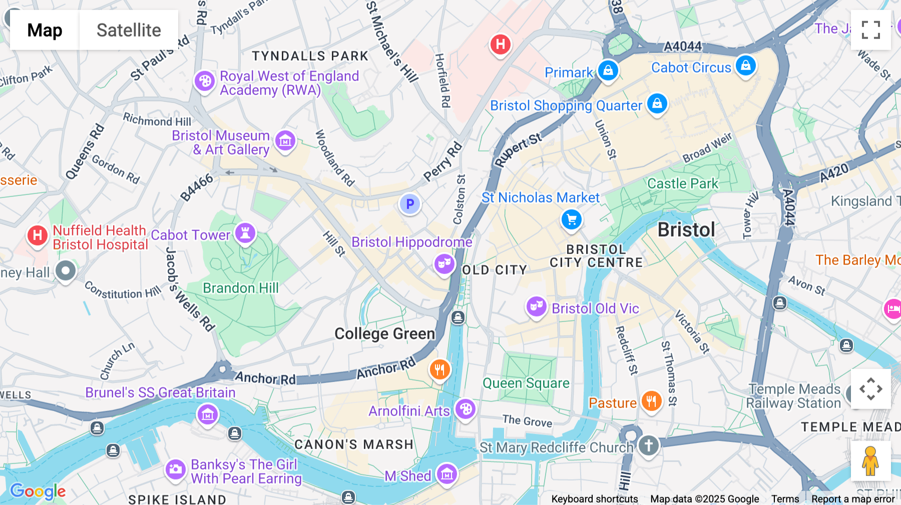 Click for interative map of 26-31 St Augustine's Parade, Bristol