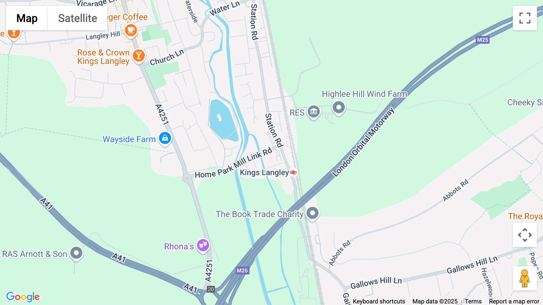 Click for interative map of Station Road, Kings Langley, Kings House Buisness Centre, Kings Langley