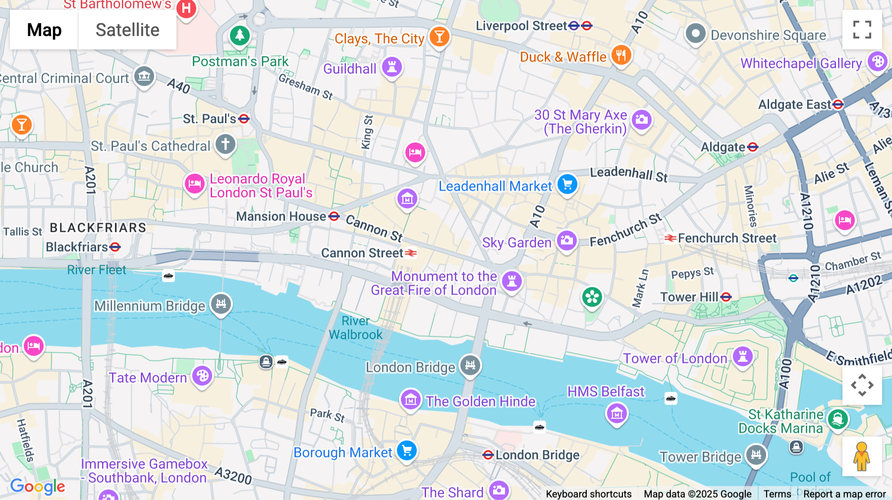 Click for interative map of 119-121 Cannon Street, Yarnwicke, 2nd Floor, London