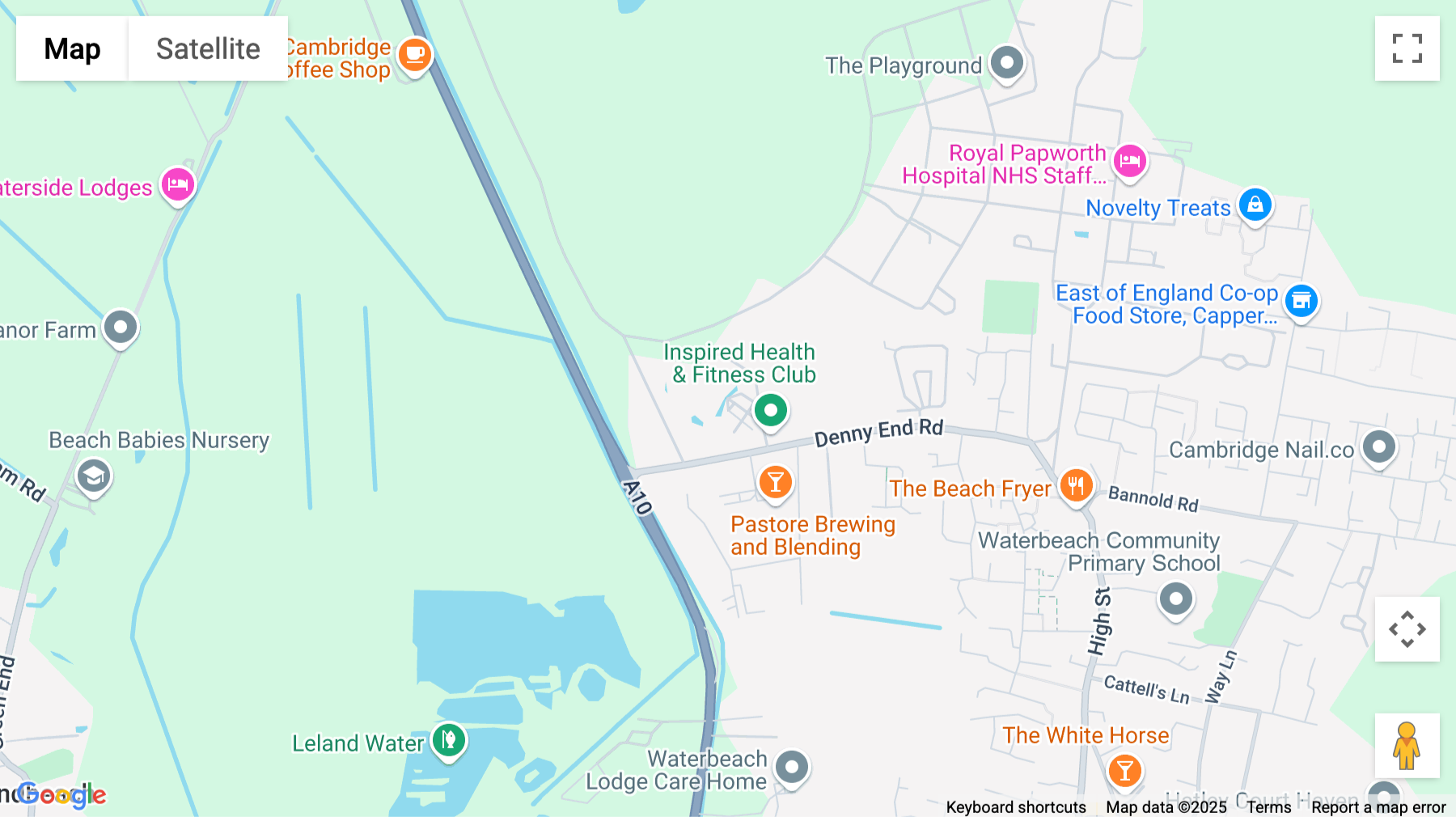 Click for interative map of Cambridge Innovation Parks, Denny End Road, Stirling House, Waterbeach