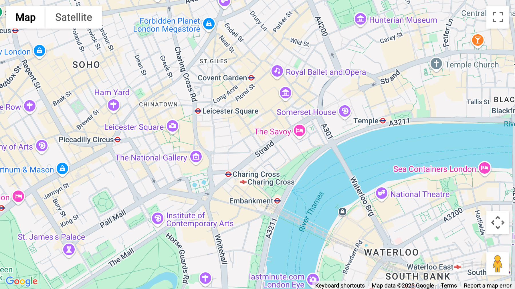 Click for interative map of 1 Bedford Street, 3rd & 4th Floor, London