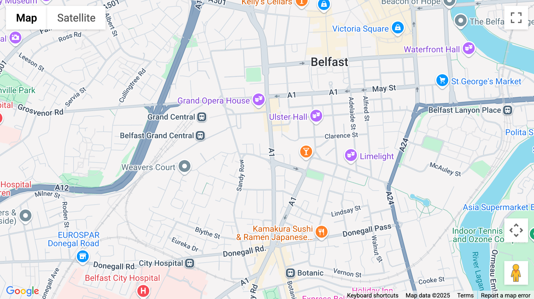 Click for interative map of 27-45 Great Victoria Street, 3rd Floor, Belfast