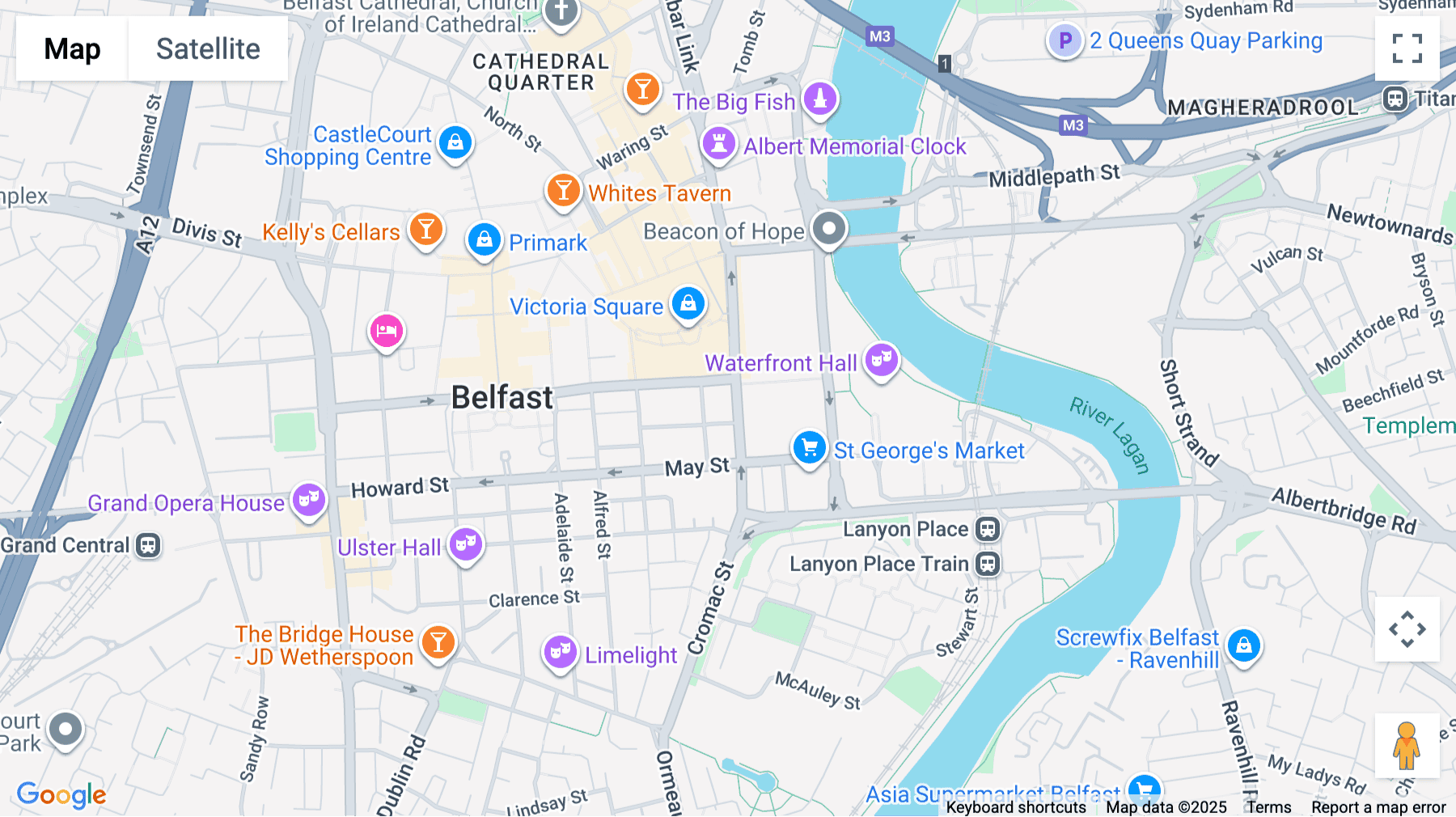 Click for interative map of 79 Chichester Street, Centre House, Belfast