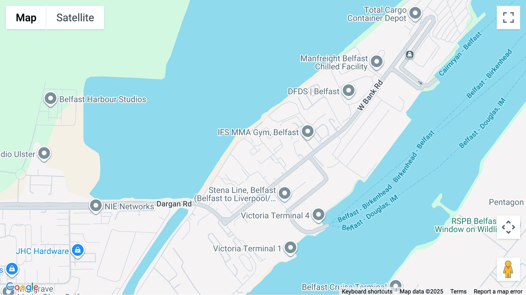 Click for interative map of 11-12 Edgewater Road, Edgewater Business Park, Belfast