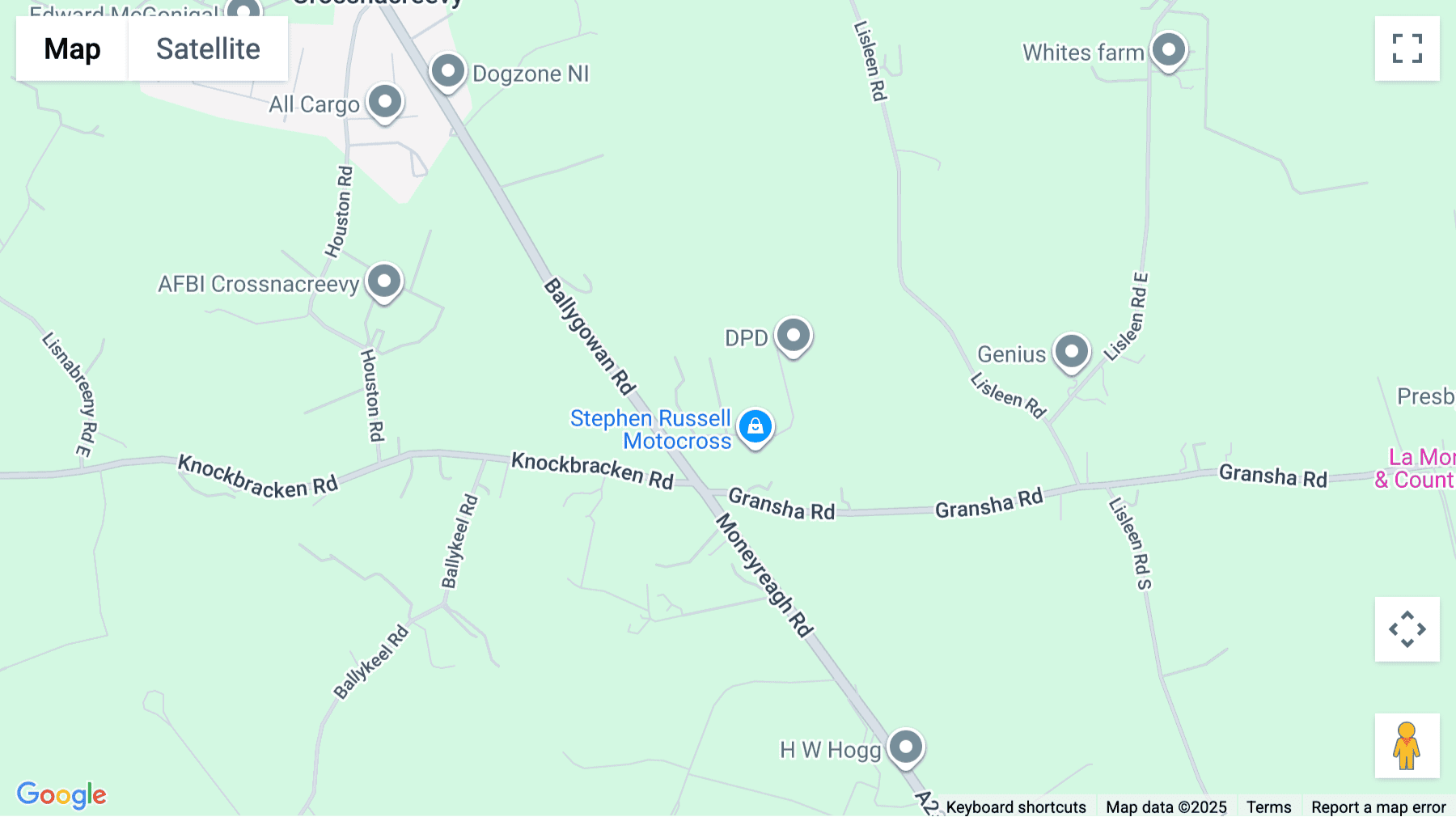 Click for interative map of 286 Ballygowan Road, Maryland Industrial Estate, Belfast
