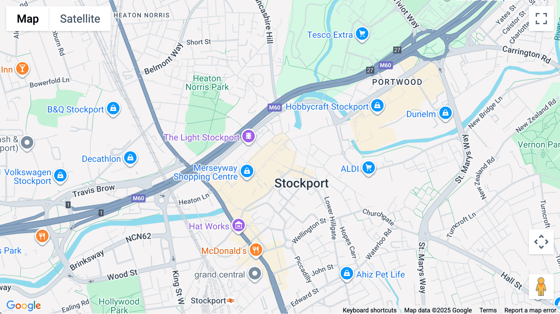 Click for interative map of 21-23 Merseyway, Stockport