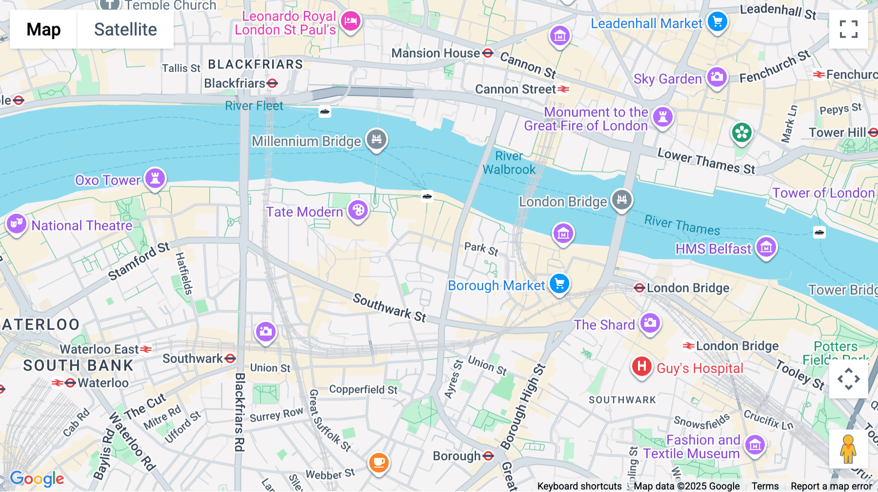 Click for interative map of 133 Park Street, The Forge, Bankside, London