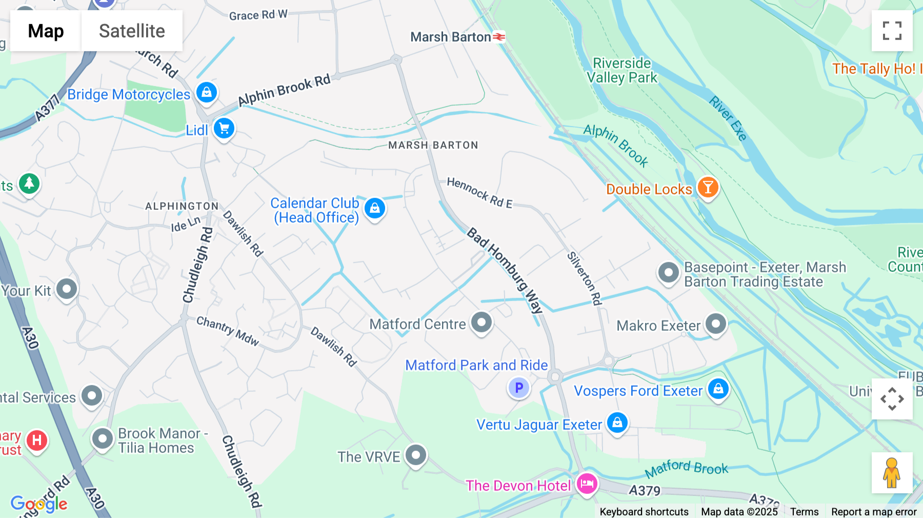 Click for interative map of Matford Park Road, Ground and First Floor, Matford Business Centre, Exeter