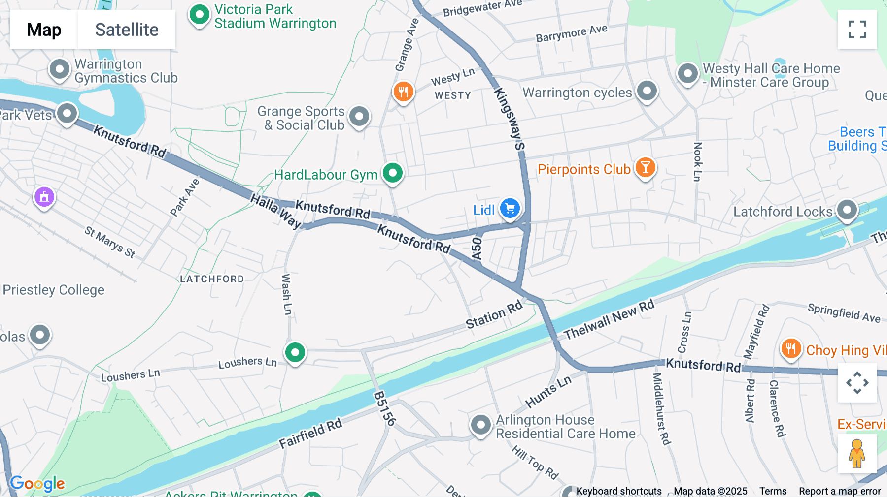 Click for interative map of 686 Knutsford Road, Suite 6 Railway Court, Warrington