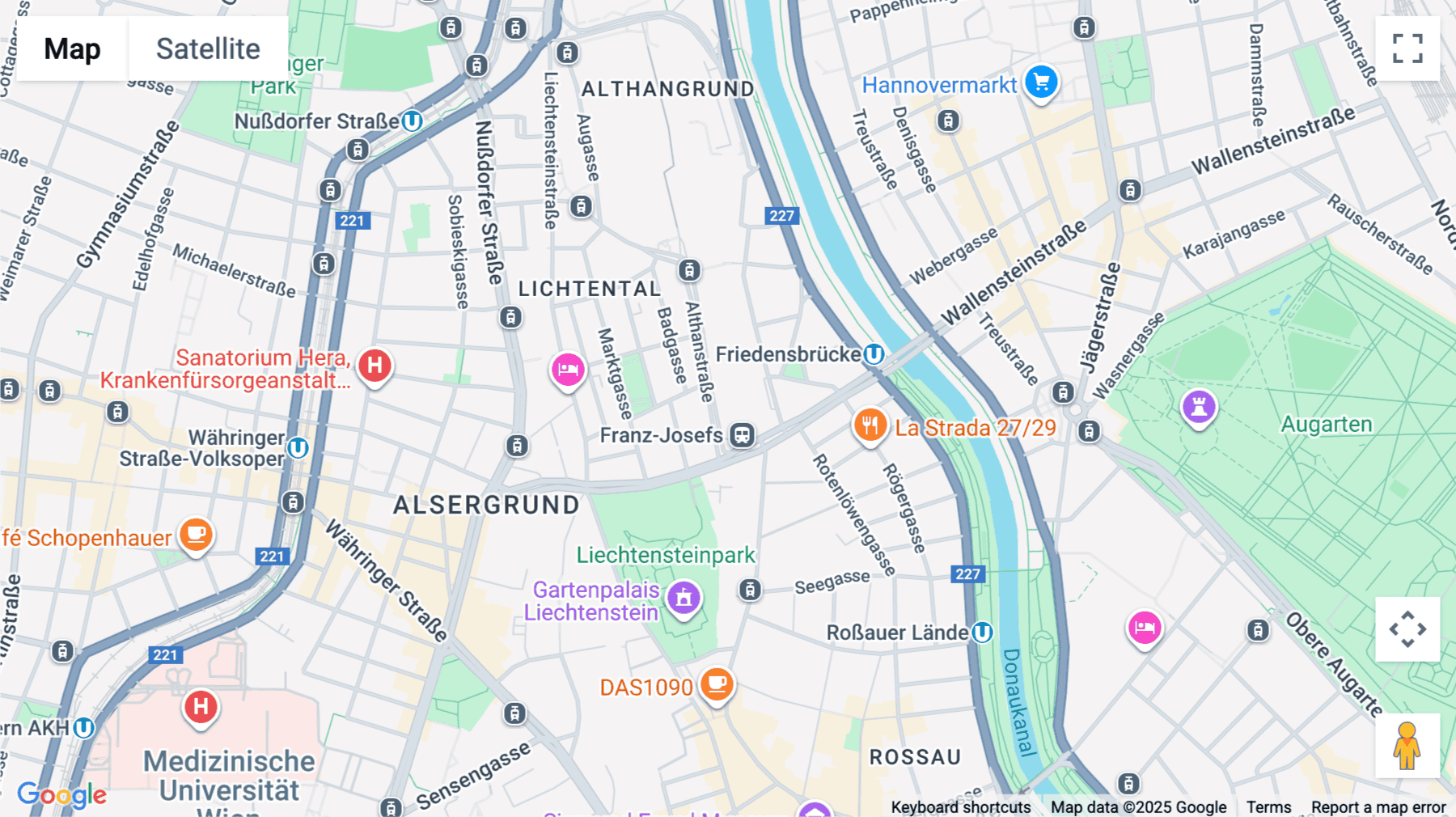 Click for interative map of Julius-Tandler-Platz 3, Wien, Vienna