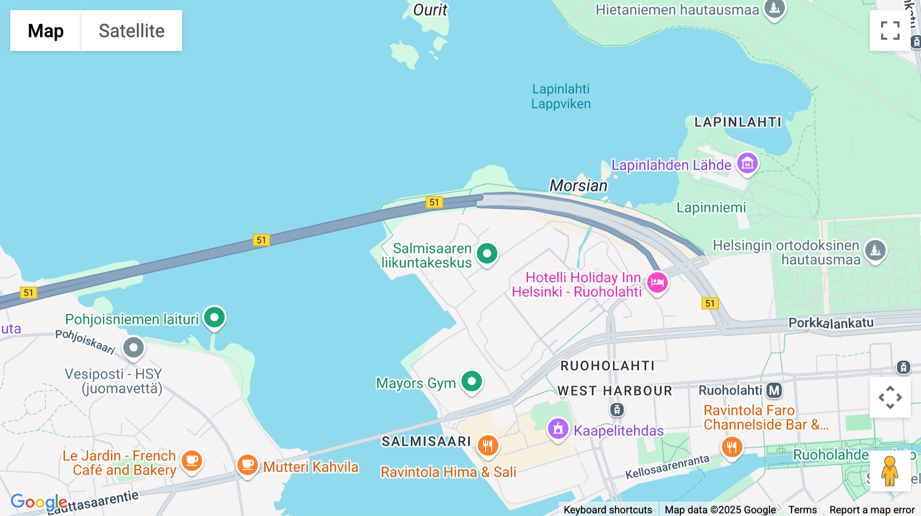 Click for interative map of Hiilikatu 3, Technopolis Ruoholahti 1, Helsinki