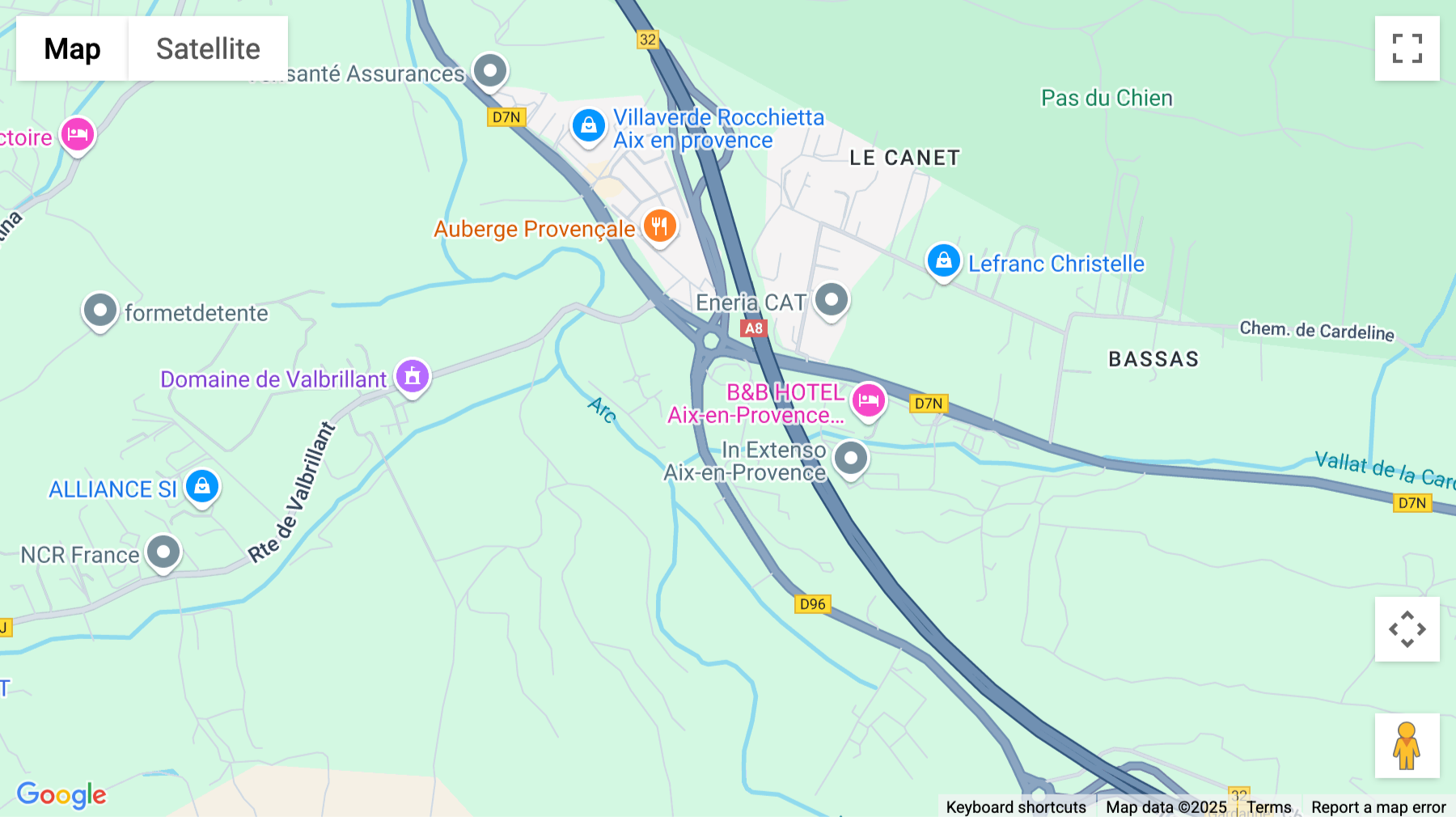 Click for interative map of Les Carrés De L'Arc Bâtiment A, Rond Point Du Canet, Meyreuil