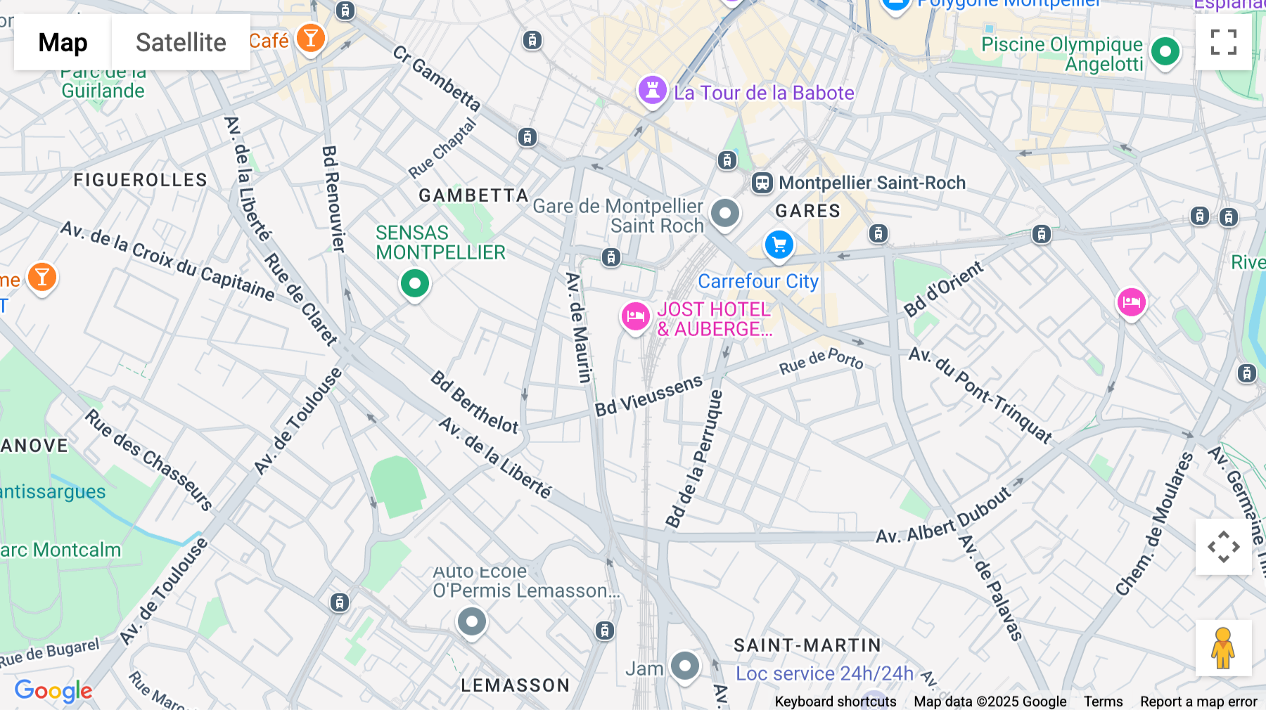 Click for interative map of 80 Rue Isabelle Eberhardt, Montpellier