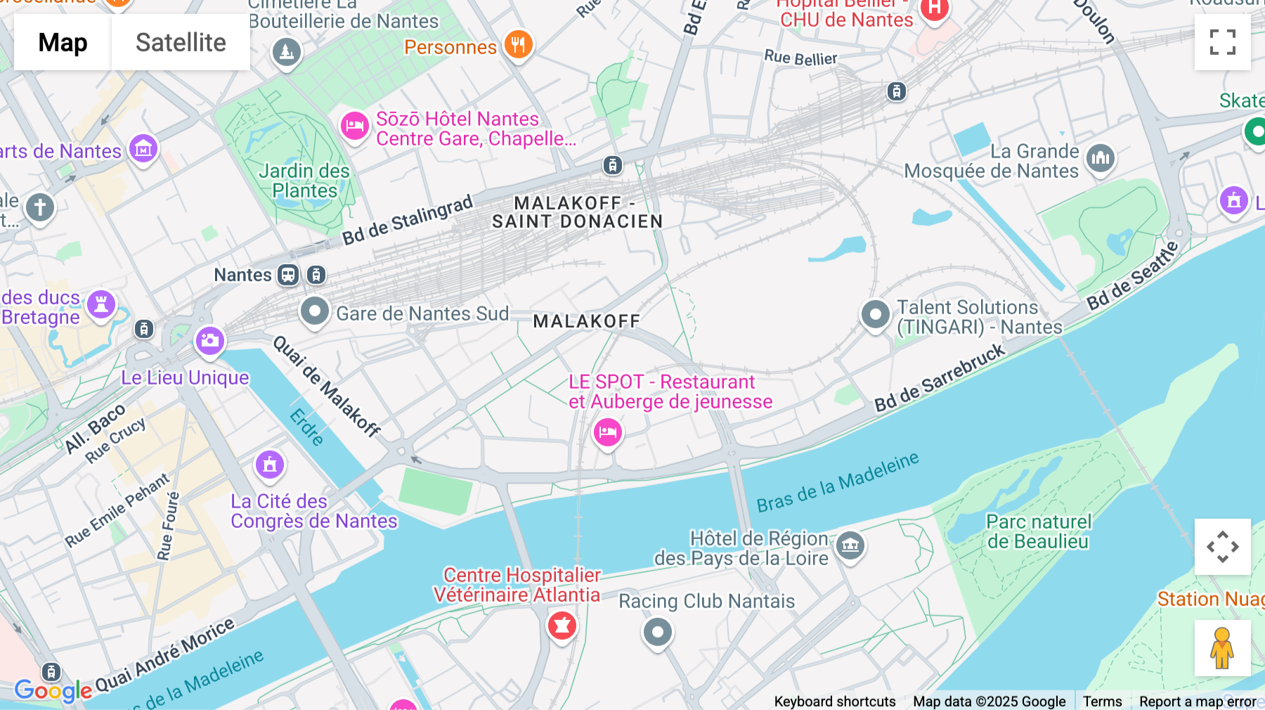 Click for interative map of Boulevard de Berlin, Ilot 4B, Nantes