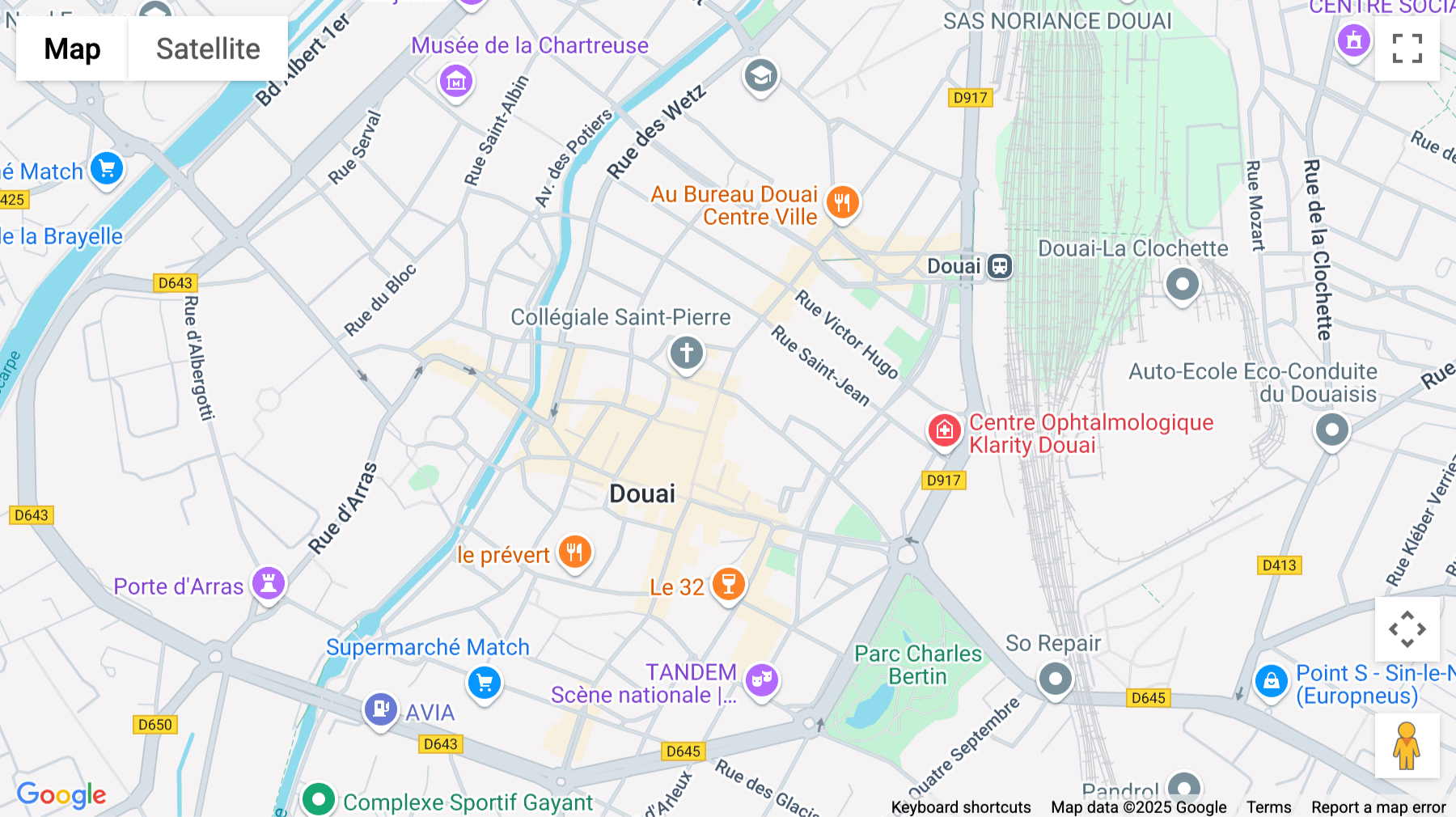 Click for interative map of 148 Rue De Bellain, Douai