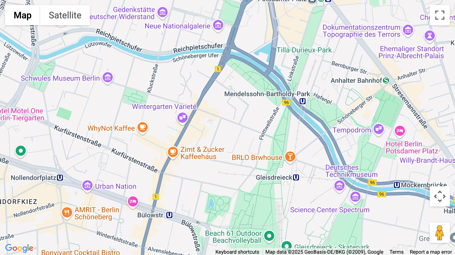 Click for interative map of Lützowstrasse 102-104, Berlin