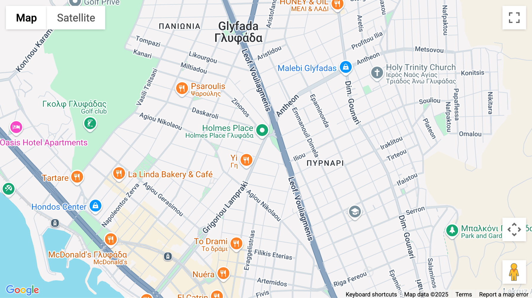 Click for interative map of Grigoriou Lampraki 58, Glyfada