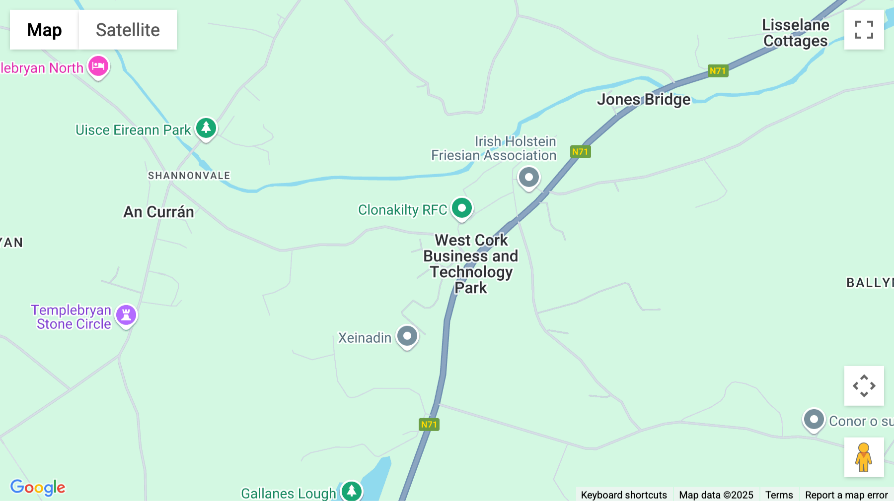 Click for interative map of West Cork Business and Technology Park, Munster, Building A, Clonakilty, Cork