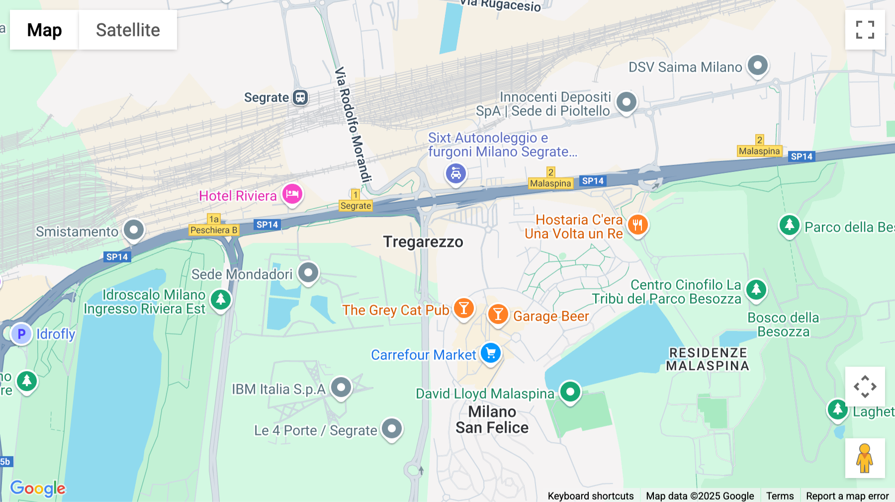 Click for interative map of Via San Bovio, 3, Segrate
