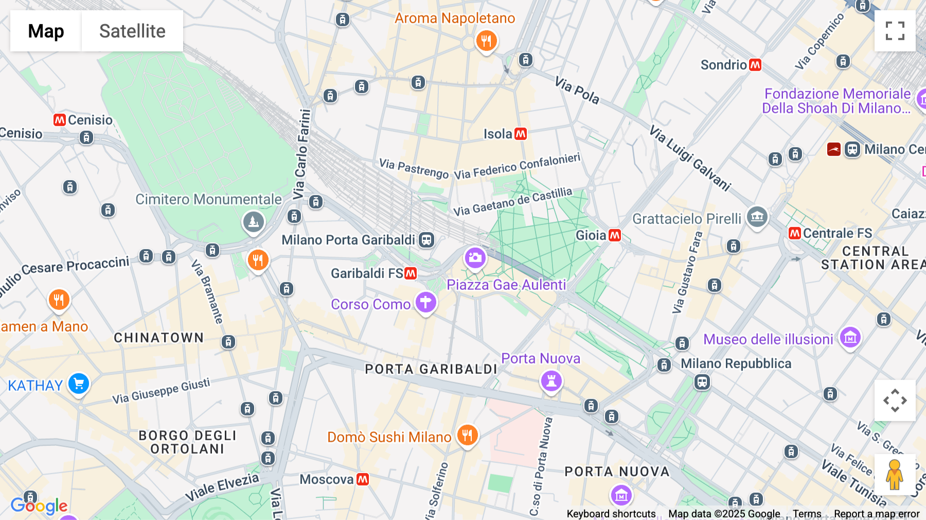 Click for interative map of Piazza Gae Aulenti 3, Torre B, Milan