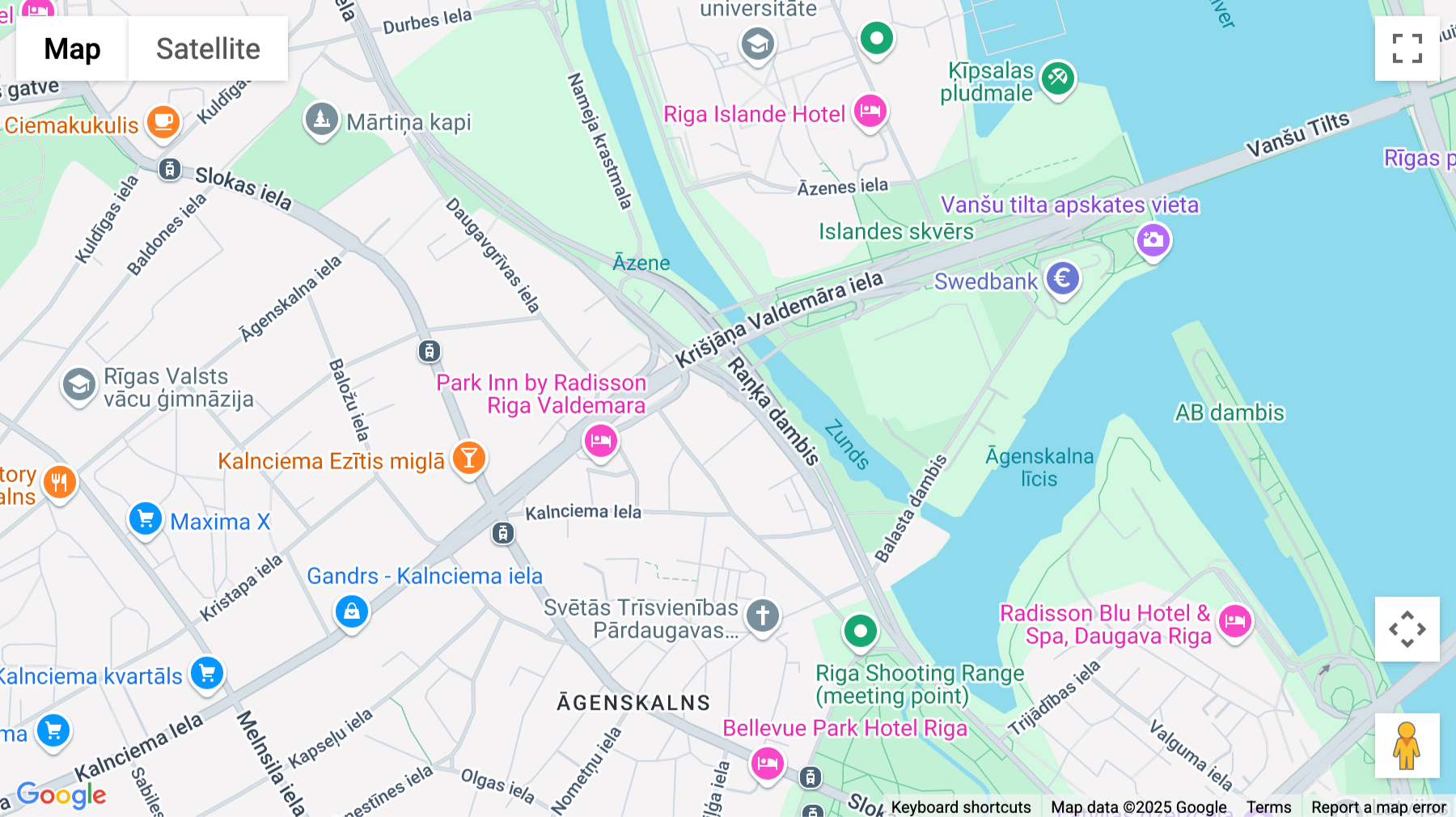 Click for interative map of Ranka Dambis 30, Zunda Towers, Riga, Riga