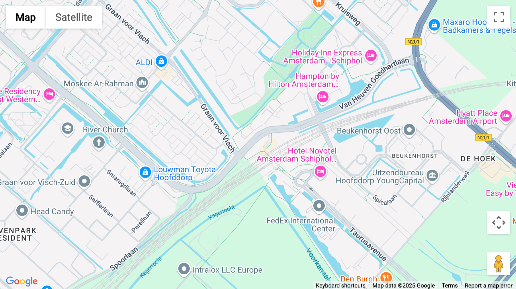 Click for interative map of Mercuriusplein 1, Hoofddorp